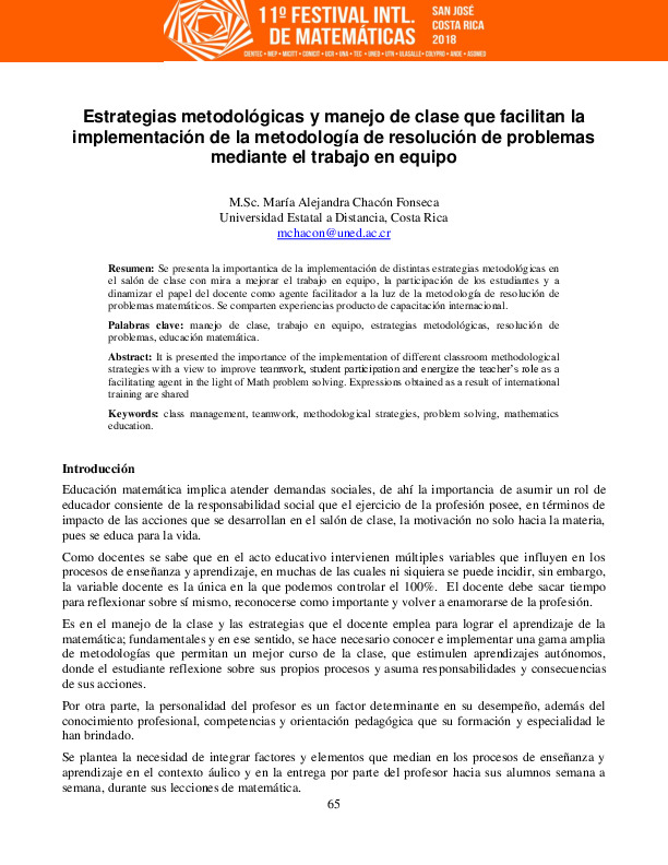 Estrategias Metodol Gicas Y Manejo De Clase Que Facilitan La