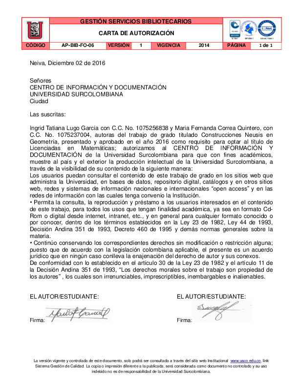 Construcciones neusis en geometría - Funes