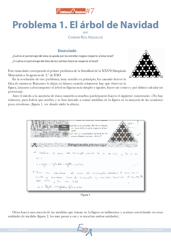 Problema 1. El árbol de Navidad - Funes