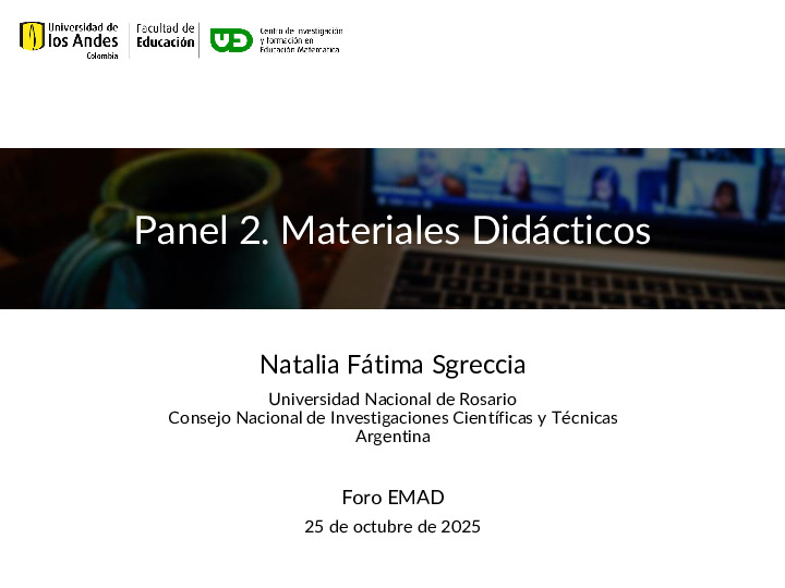 Materiales didácticos - equipo RedMatEd